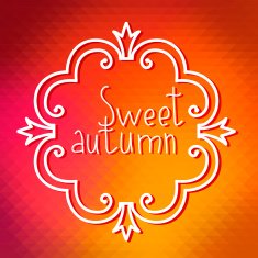 Abstract floral element for invitation congratulation and greeting card