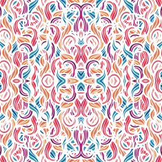 Mosaic vector seamless pattern N3
