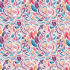 Mosaic vector seamless pattern N6
