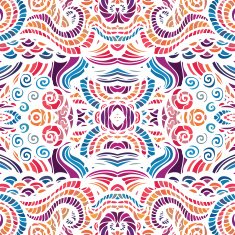Mosaic vector seamless pattern N10