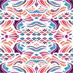 Mosaic vector seamless pattern N11
