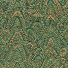 Seamless wave hand-drawn pattern N44