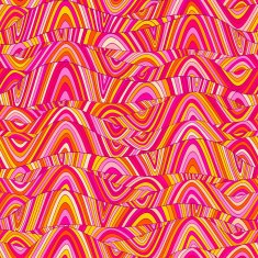 Seamless wave hand-drawn pattern N45
