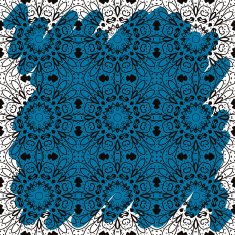 seamless ornamental abstract pattern N2
