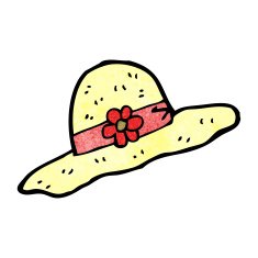 cartoon summer hat N35