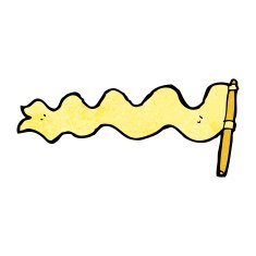 waving flag cartoon N6