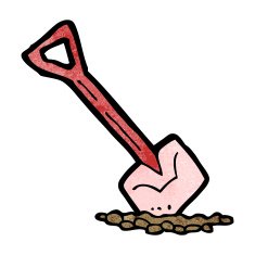 Cartoon Shovel N32