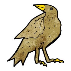 Cartoon Bird N556
