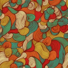 Seamless abstract hand-drawn pattern N8