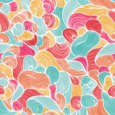 Seamless abstract hand-drawn pattern N9