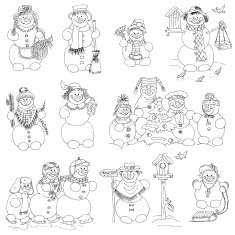 Snowman Christmas Set