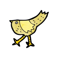 Cartoon Bird N557