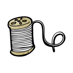 needle and thread cartoon N6