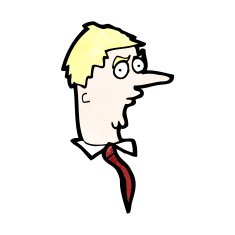 cartoon ugly man N10