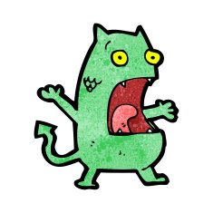 cartoon little imp N49