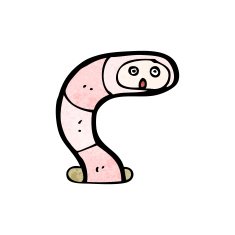 Cartoon Worm N62