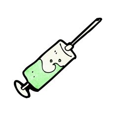 cartoon medical needle N26