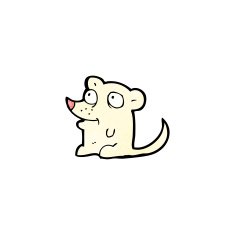 cartoon little mouse N26