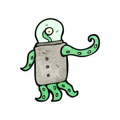 cartoon weird alien N24