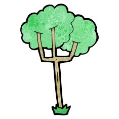 Cartoon Tree N241
