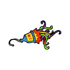 cartoon party popper N7