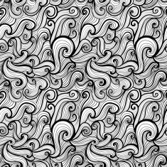 colorful seamless abstract hand-drawn pattern N3