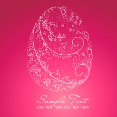 stylized easter egg