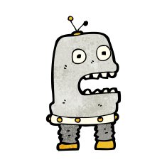 Cartoon Robot N425