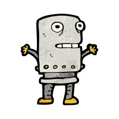 Cartoon Robot N426