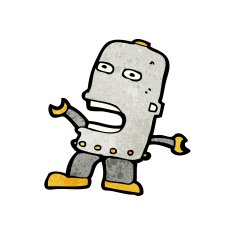 Cartoon Robot N428