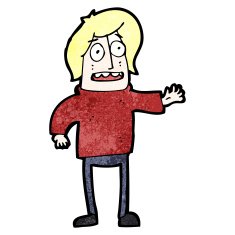 cartoon man reaching out N4