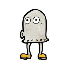 Cartoon Robot N429