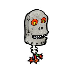 Cartoon Robot N430