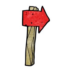 cartoon arrow symbol N20