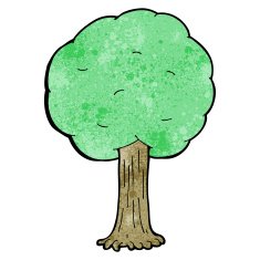 Cartoon Tree N243