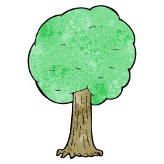 Cartoon Tree N244