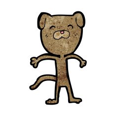 cartoon skinny dog N6