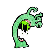 Cartoon monster N200