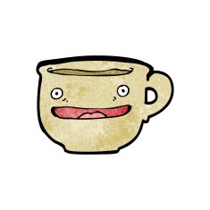 Cartoon Coffee Cup N70