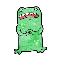 Cartoon Frog N101