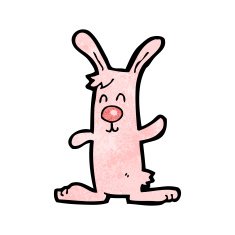Crazy Cartoon Rabbit N9