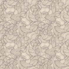 Seamless abstract hand-drawn pattern N17