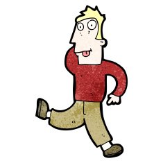cartoon dancing man N91