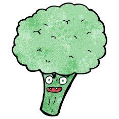 cartoon brocolli N2