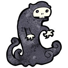 cartoon spooky ghoul N27
