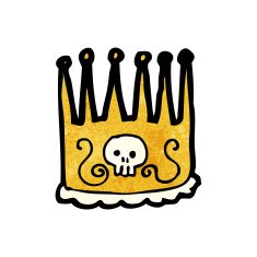 spooky cartoon crown N2