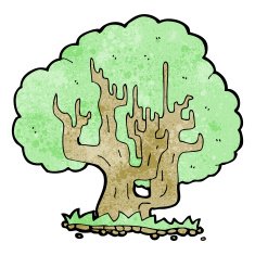 Cartoon Tree N250