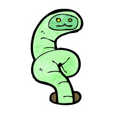 Cartoon Snake N292