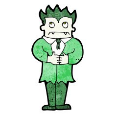 Cartoon Vampire N249
