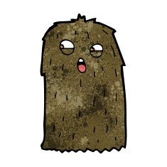 Cartoon Hairy Monster N37